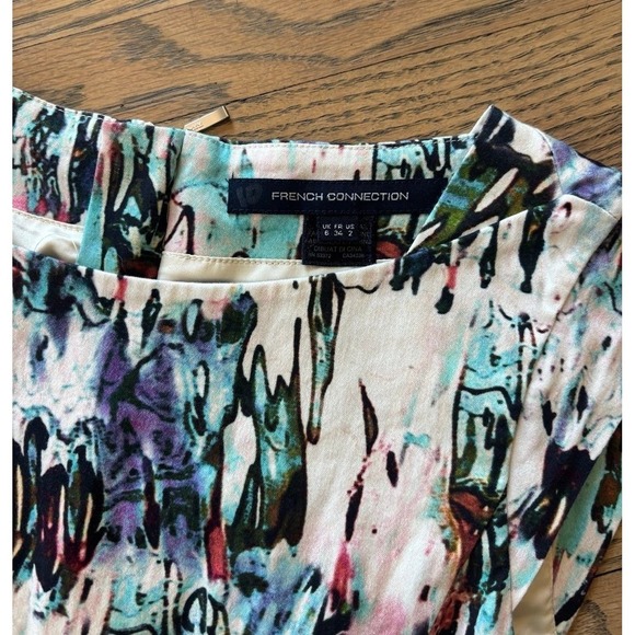 French Connection Isla Ripple Dress size 2 - Picture 4 of 5